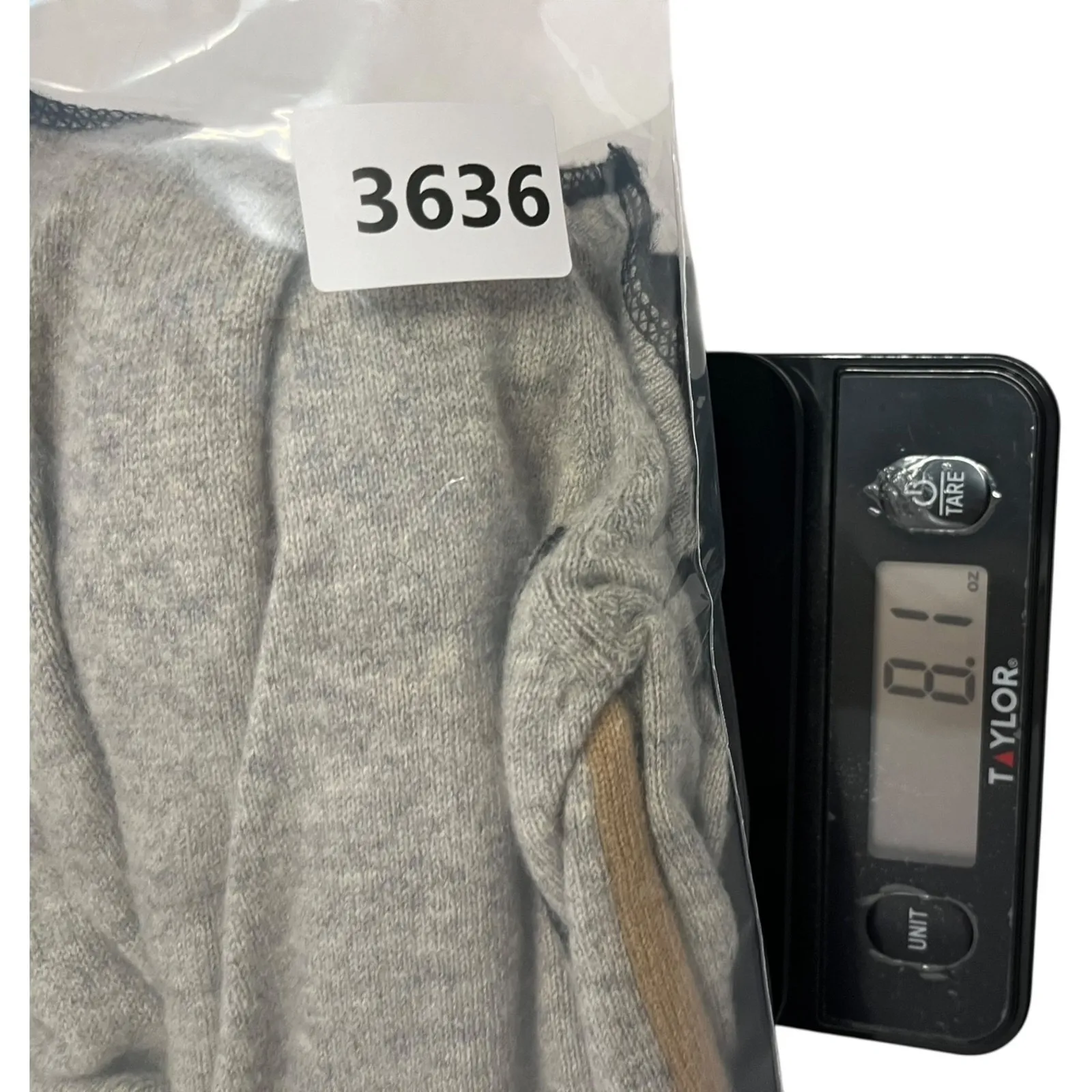 Cashmere Cardigan Sweater Womens Small Gray Colorblock Retro Vintage Inspired - Image 14