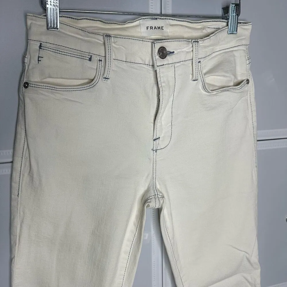 Frame Denim Le Hight Straight Size 27 - Image 12