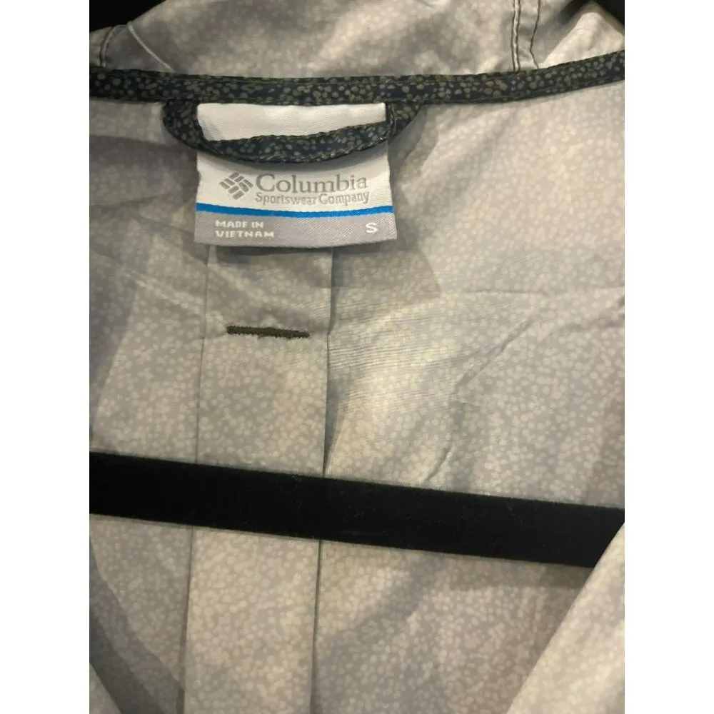 Columbia  Flash Forward Windbreaker Size Small Black Patterned Jacket Womens - Image 4