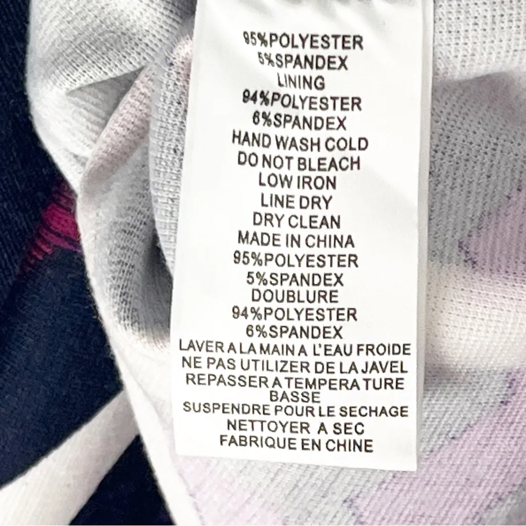 trina TRINA TURK Pali Bell Sleeves Hidden Back Zipper Hexagon Dress, Size Medium - Image 4