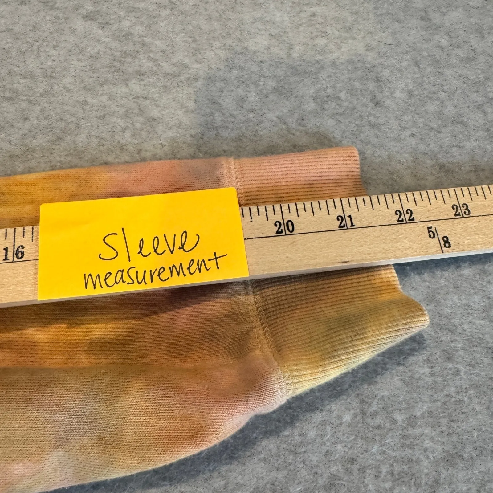 Old Navy Tie Dye Crewneck Sweatshirt Womans Large Orange Pink Cotton Polyester - Image 11