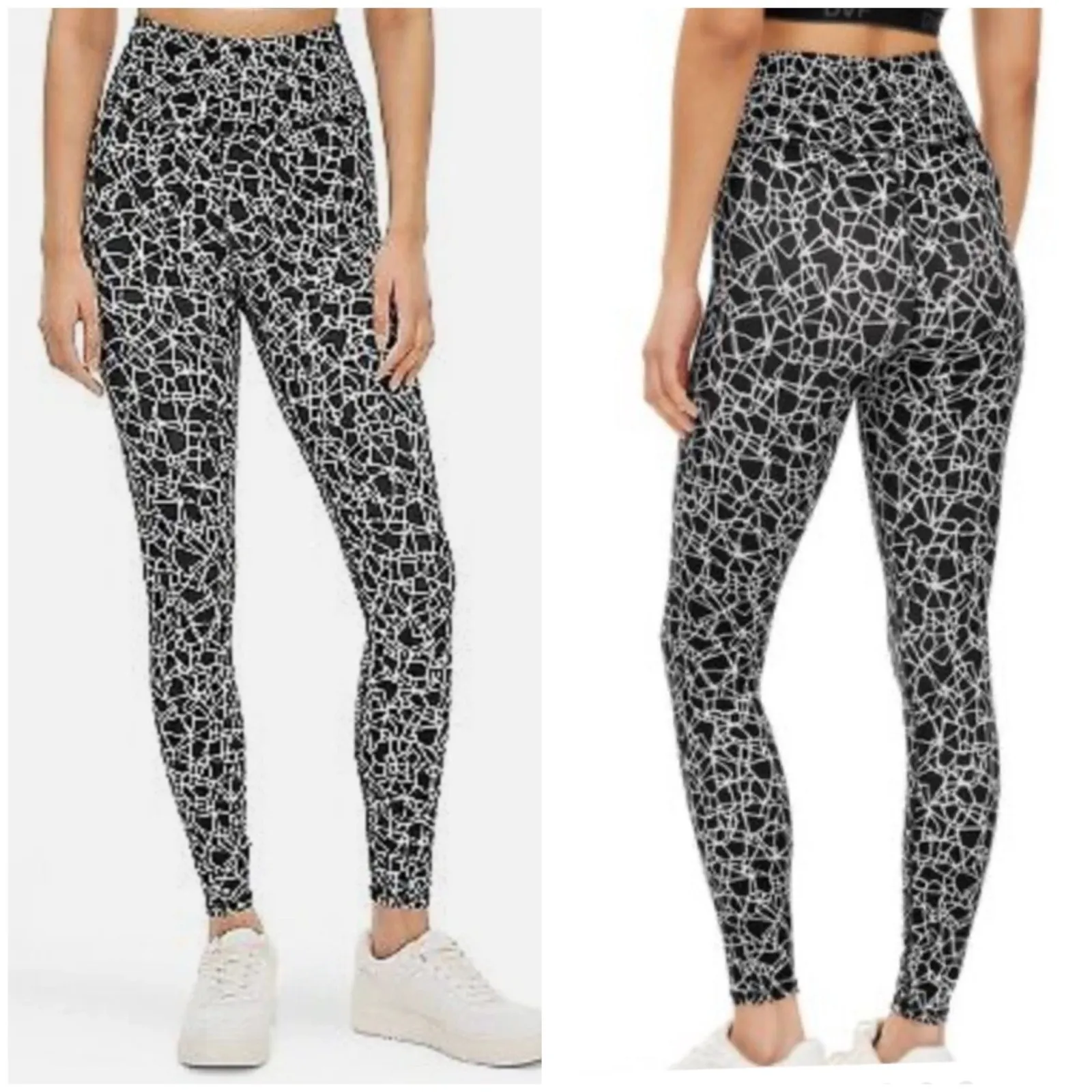 Diane Von Furstenberg X Target Abstract Print High Rise XXS Leggins Actiwear - Image 2