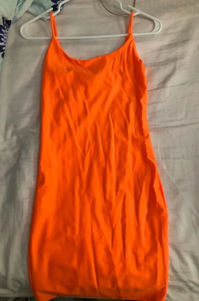 Windsor neon orange dress - Image 2