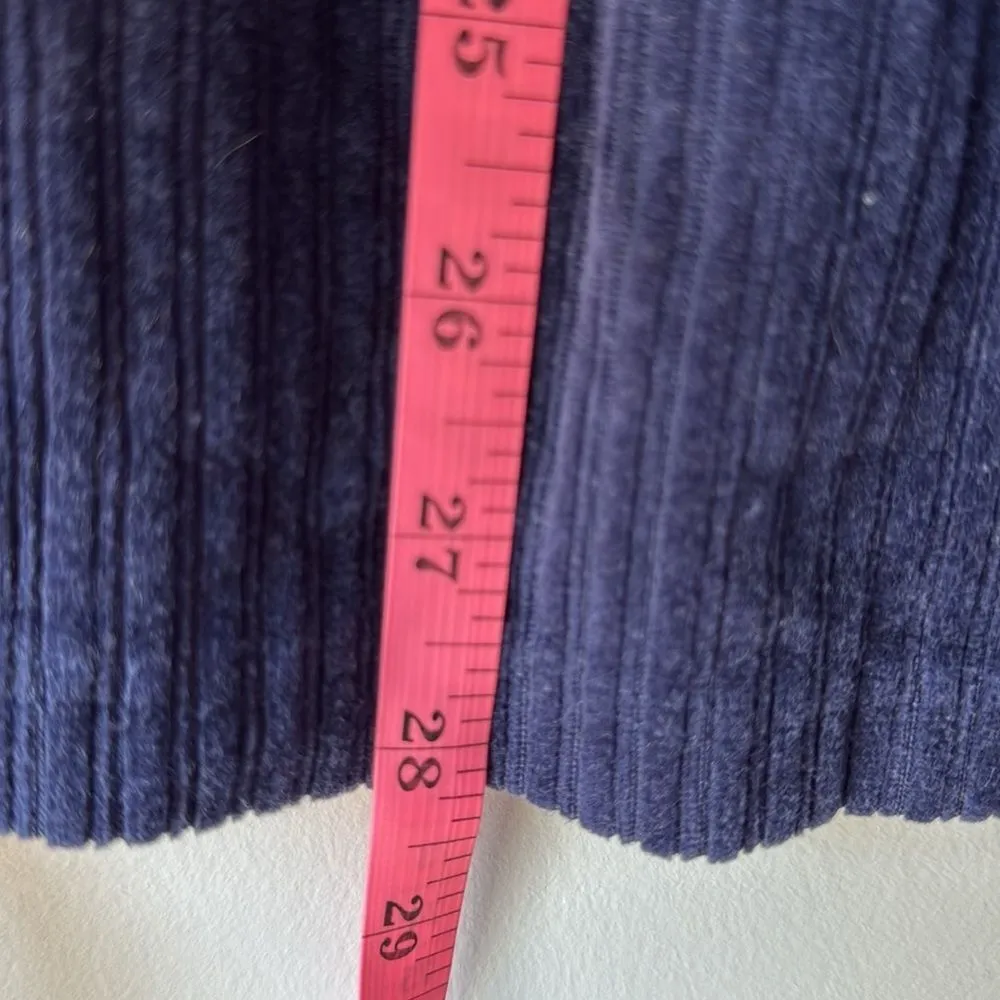 Urban Outfitters Cassidy Velvet Kick Flare Pant Blue - Image 9