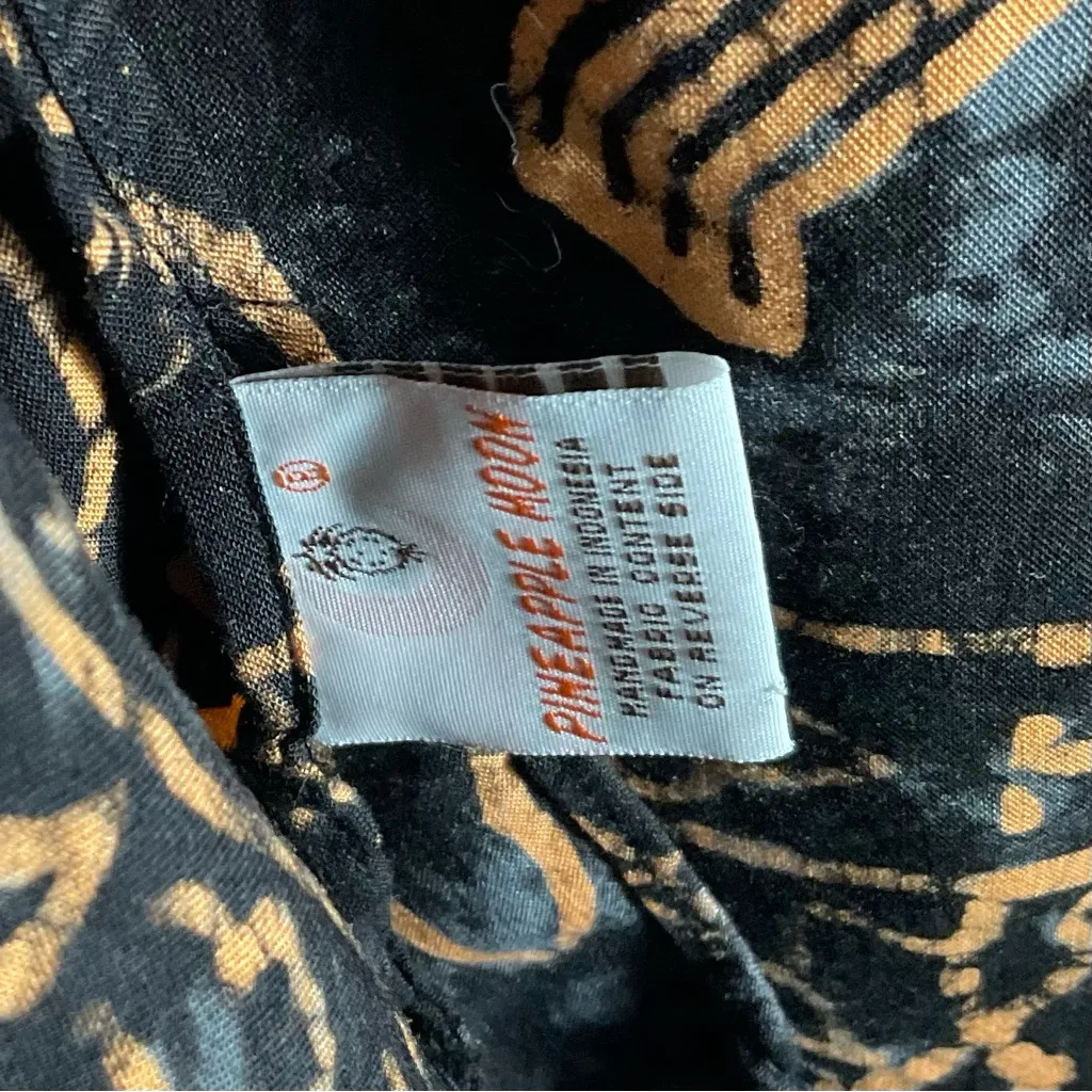 Pineapple Moon Sarongs for Women Bikini Cover up Beach Skirt Black Size undefined - Image 6