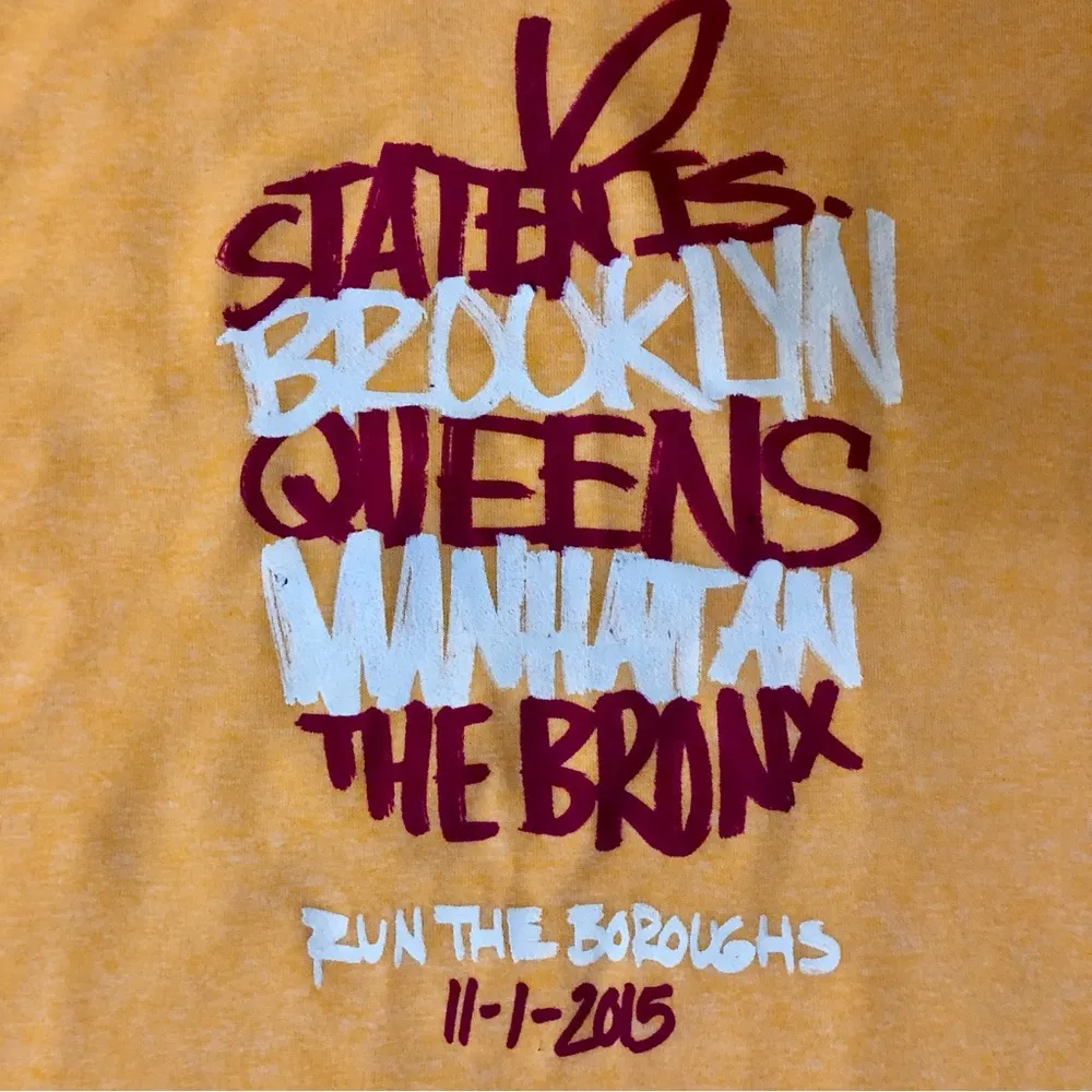 2015 The North Face Run the Boroughs T-Shirt Womens XS Used New York - Image 5