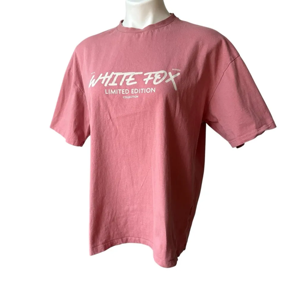White Fox Limited Edition Oversized Short Sleeve Tee, Sz S/M - Image 3