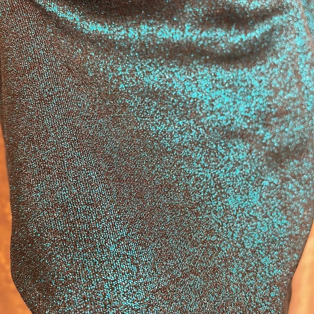 teal and black sparkle shimmer camisole, size S, NWOT - Image 7