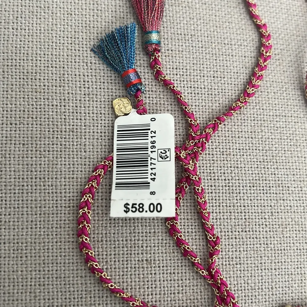 Kendra Scott Shiva Gold Wrap Bracelet, Mauve Abalone New w/Tag - Image 3