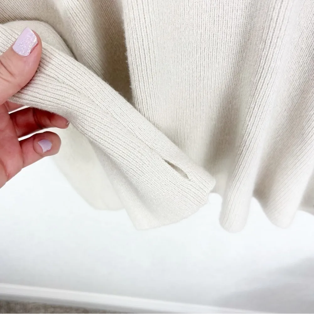 NWT NEW N.PHILANTHROPY Ollie Sweater Cream Twist Back Size Large L Tan - Image 7