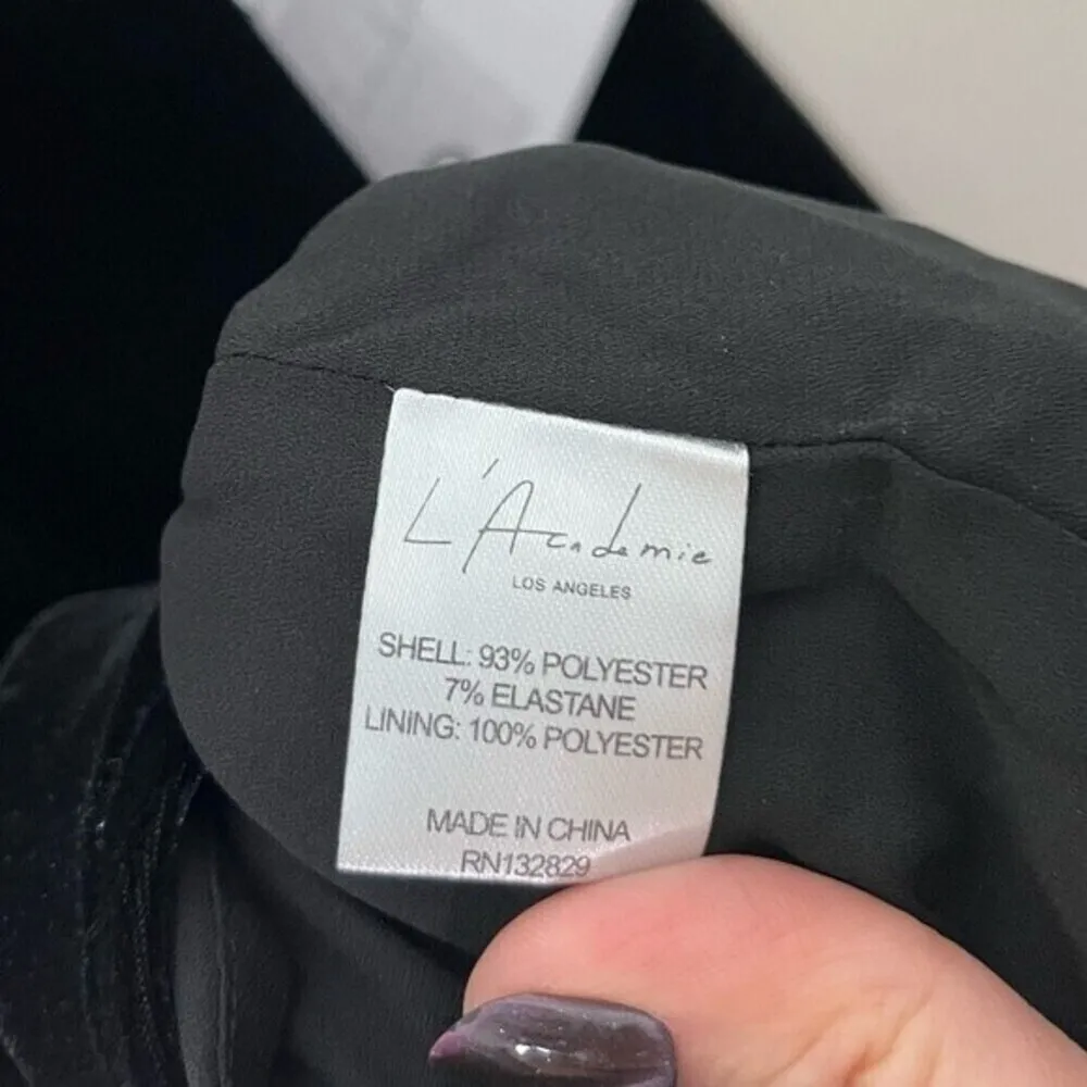 L’Academie Lapis Velvet Button Cami Top Women’s Small NWT - Image 10