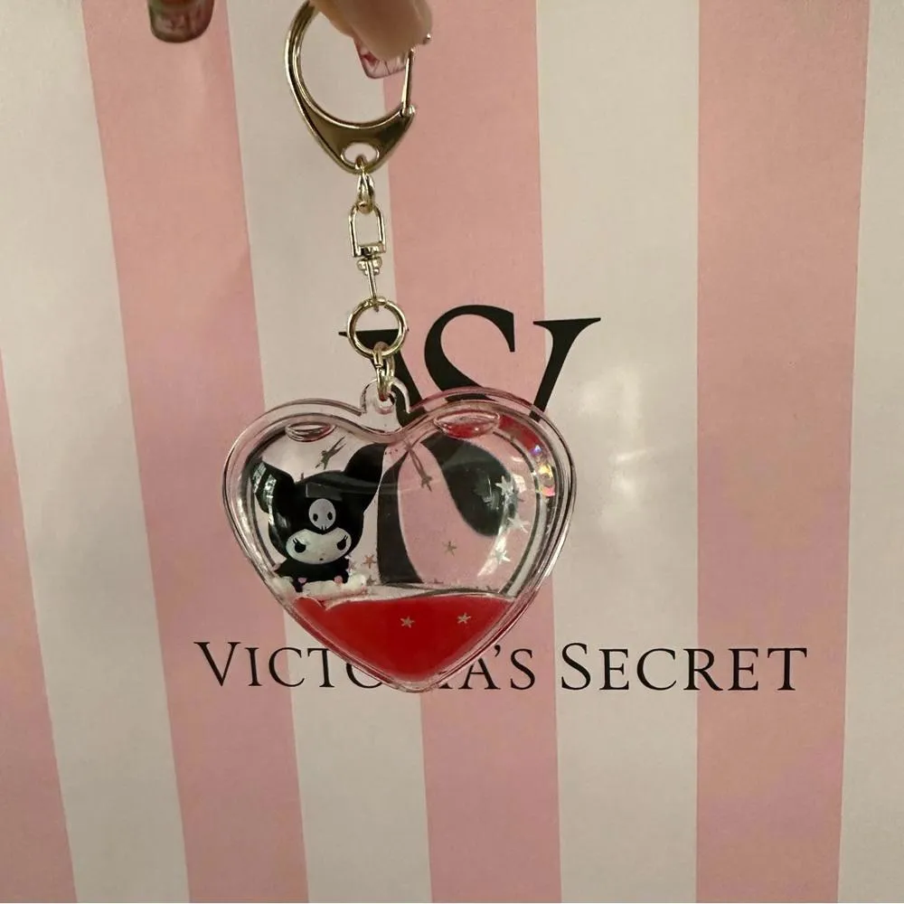 Sanrio Kuromi Heart Keychain - Image 2