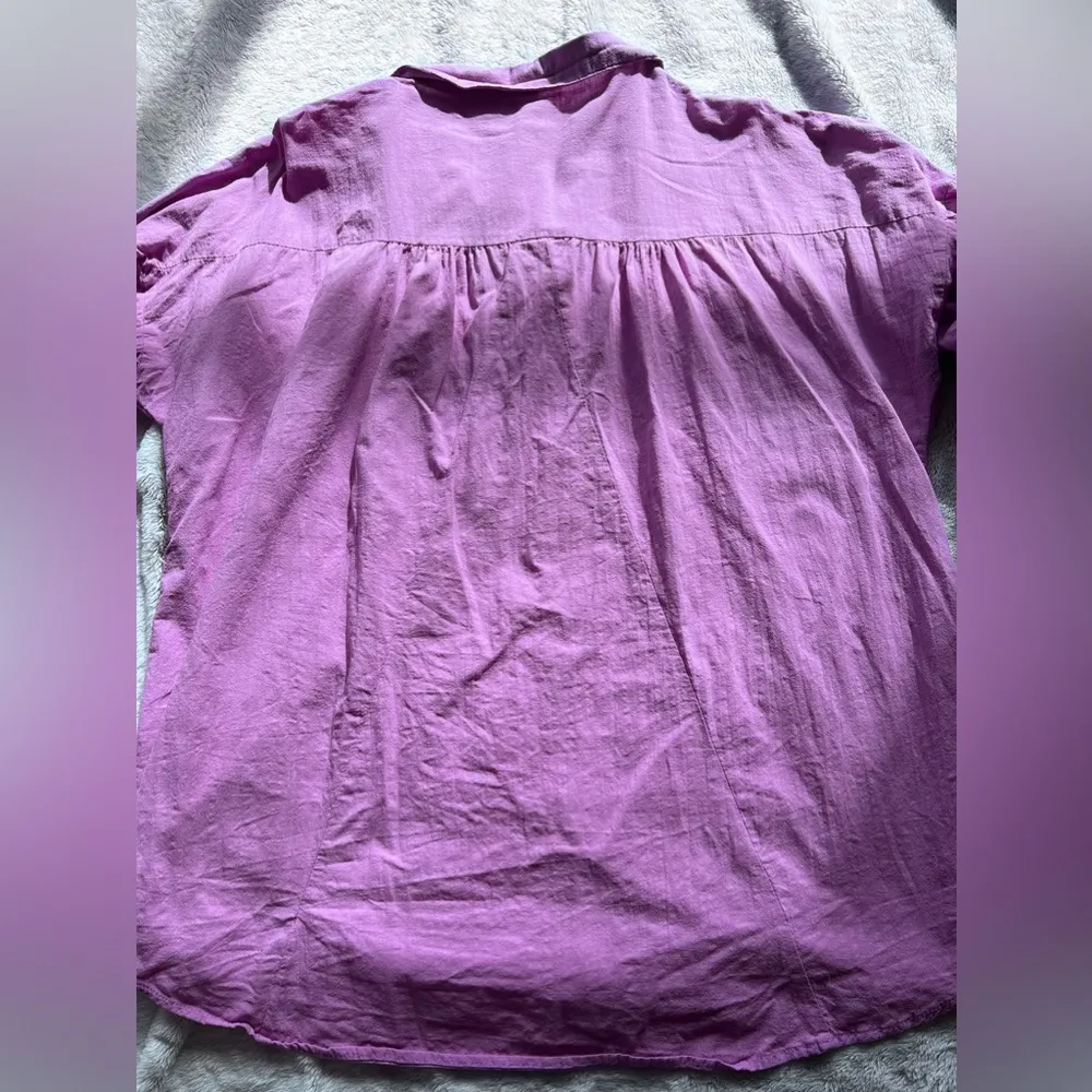 Cotton On BODY Organic Cotton Swing Beach Coverup in size S/P in a rare purple - Image 6