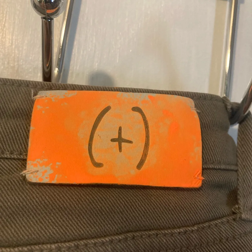 (+) People of Italy women’s size 31 stone denim customized skinny jeans 31x35 Gray - Image 7