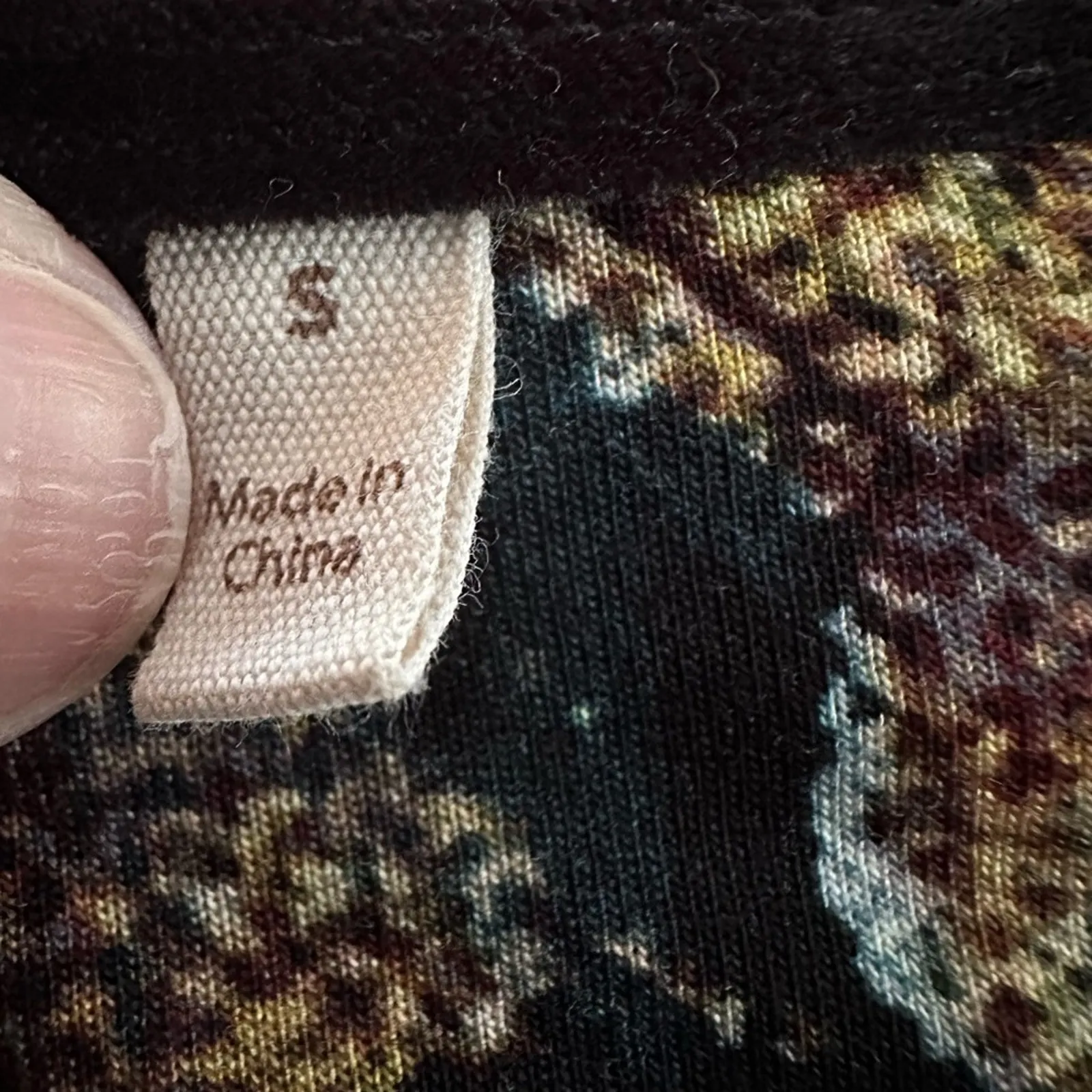 Soft Surroundings Artsy Abstract Tunic Top Viscose Forest Teacher Fall 2EP63 - Image 4