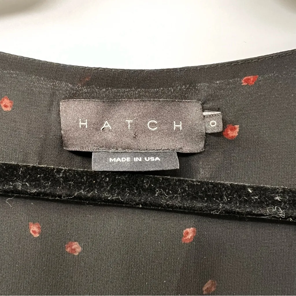 Hatch collection the Stevie dress Maternity long sleeve midi size 0 Black - Image 8