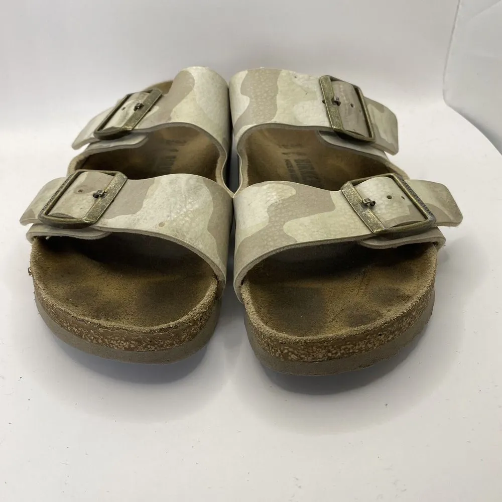 Birkenstock Arizona Desert Sand Camo Sandals Size EU 37 US‎ W6 Narrow - Image 2
