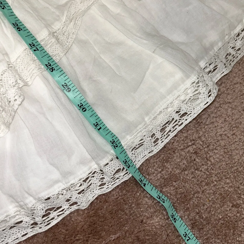 Loveshackfancy Isidore White Lace Mini Dress Size Large - Image 7