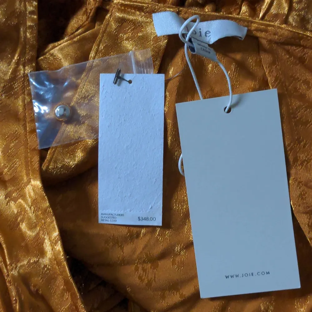 Joie Tau Leopard Print Jumpsuit Copper Animal Print XXS New with Tags (NWT) - Image 11