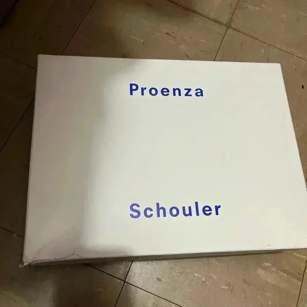 NIB Proenza Schouler Fringe Slides Shoes Sandals Black EU 38 US 7 1/2 - Image 6