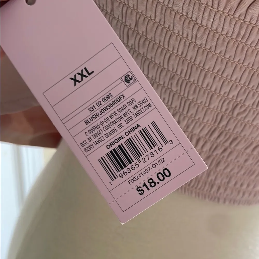 Wild Fable Pink Halter Crop Top - Image 3