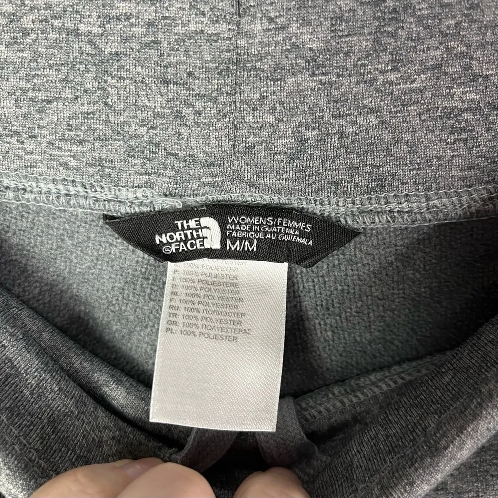 The North Face Gray Full Length Fleece Lined Knit Jogger M - Image 5