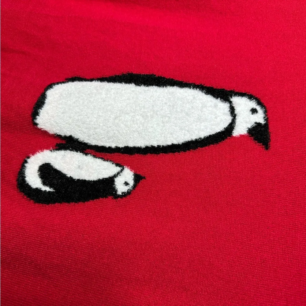 Talbots Petite XL Red Penguin Sweater NWT | Holiday Winter Pullover - Image 3