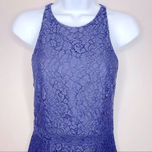 Joie Adisa Dark Navy Sleeveless Lace Mini Dress‎ Size 00 - Image 6