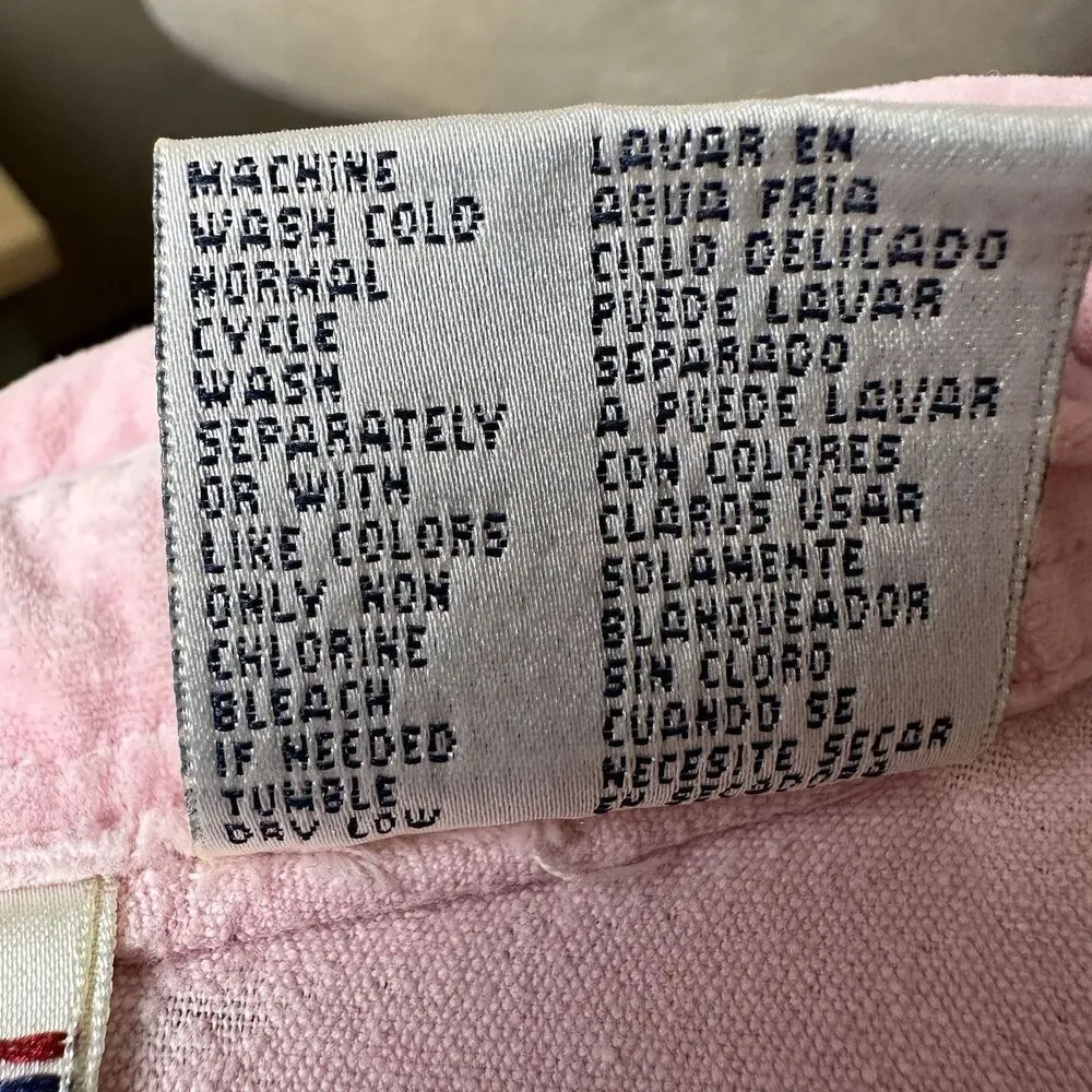 Bill Blass Pastel Powder Petal Pink Velvet Button Up Shacket 90s Y2K Bubblegum - Image 7