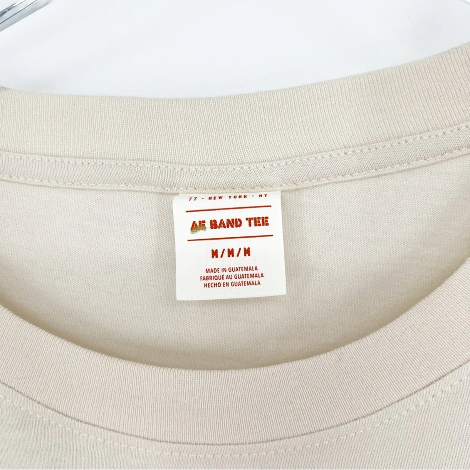 NEW American Eagle‎ Grateful Dead Band Tee M Cream - Image 7