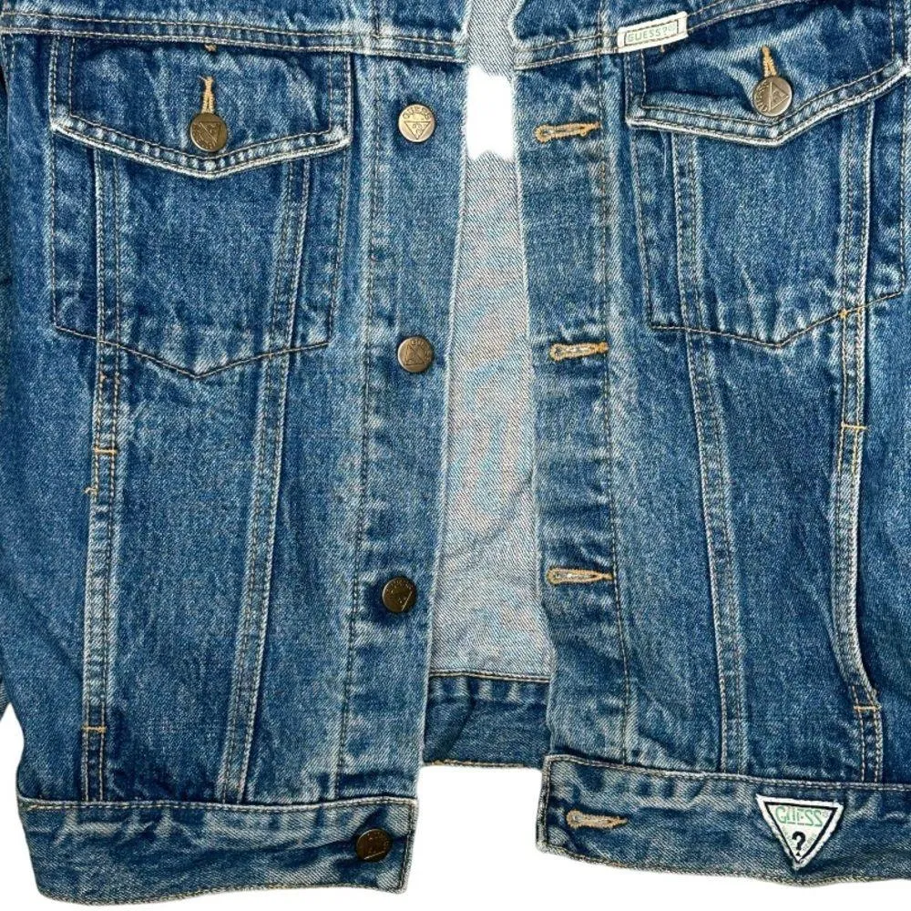 Vintage Georges Marciano for Guess Jean‎ Jacket - Image 3