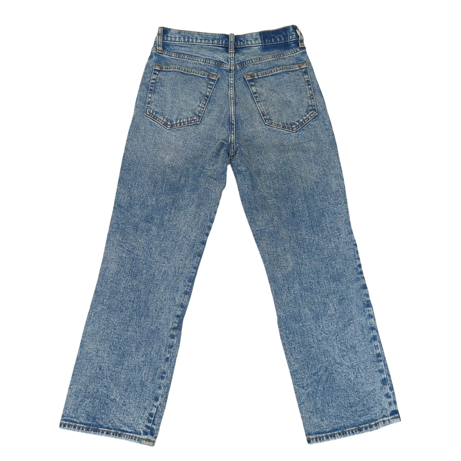 Abercrombie & Fitch The Ankle‎ Straight Ultra High Rise Patchwork Jeans 28 - Image 2