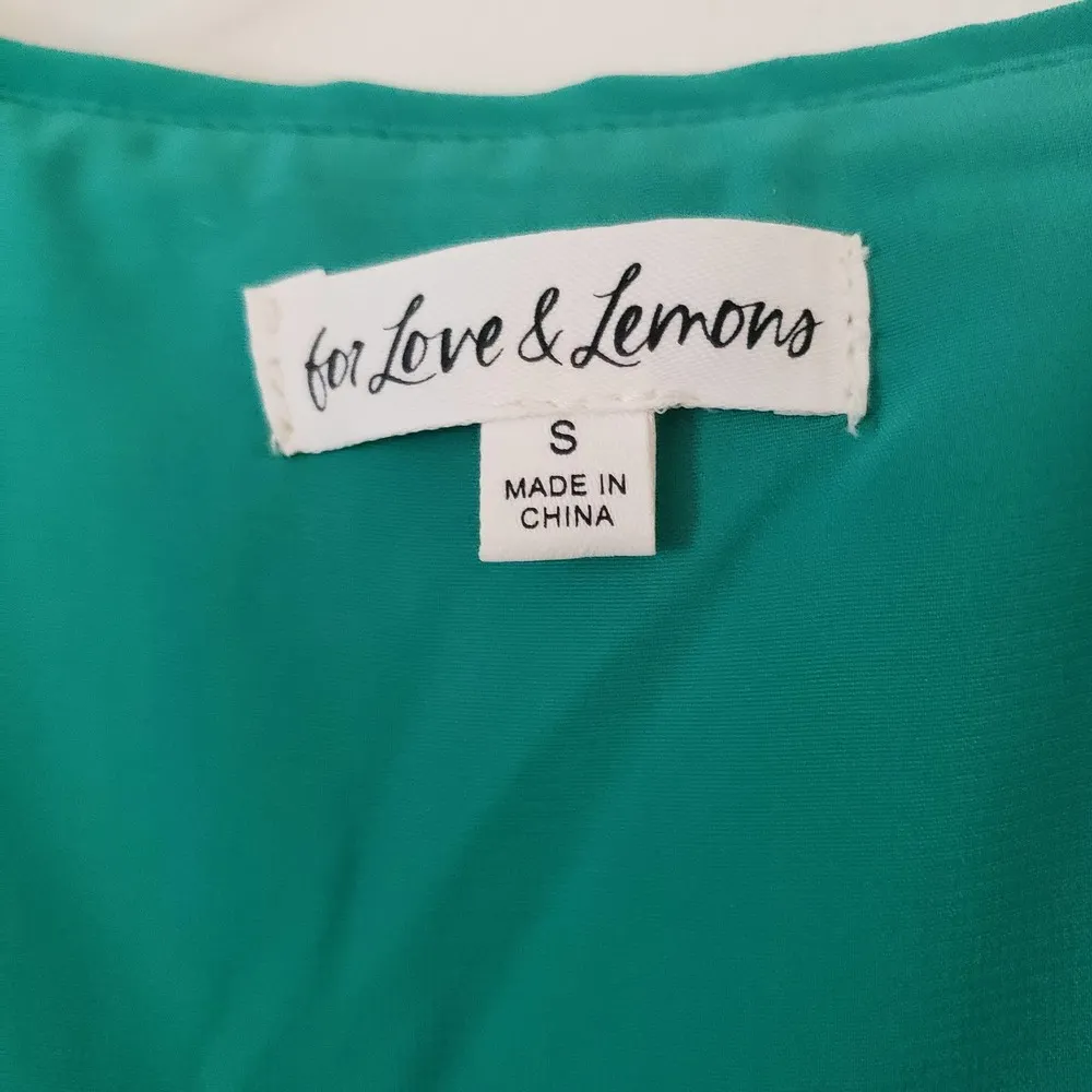 NWOT For Love and Lemons Green Sequins Long Sleeve Midi Dress Size Small - Image 7