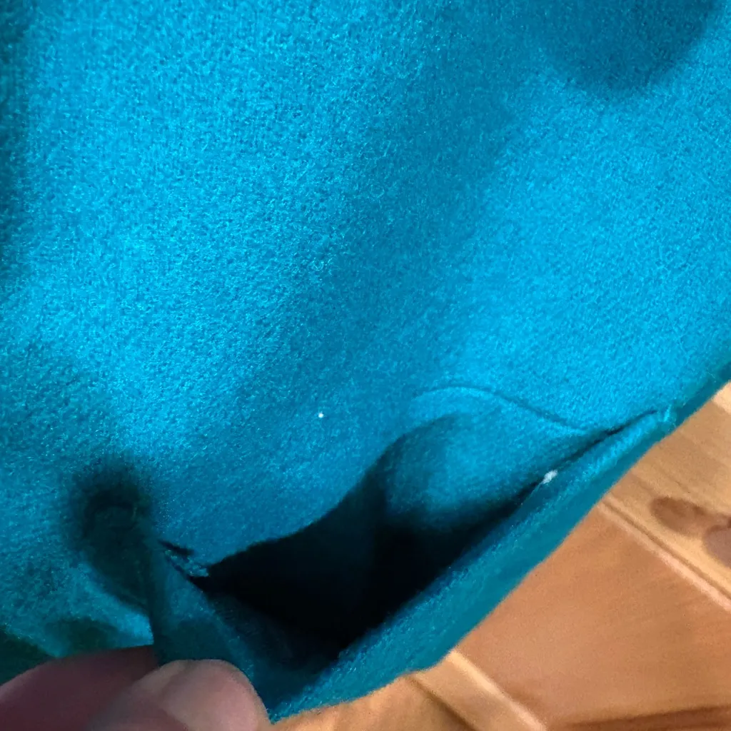 Pendleton wool skirt suit Teal Vintage women’s size 8 - Image 3