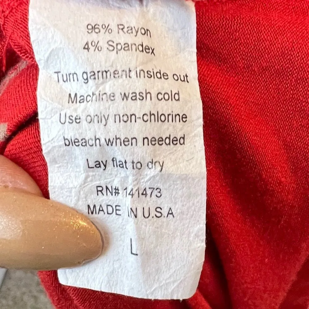 P.‎ Michael Arkansas Razorbacks Shirt Red Size L - Image 7