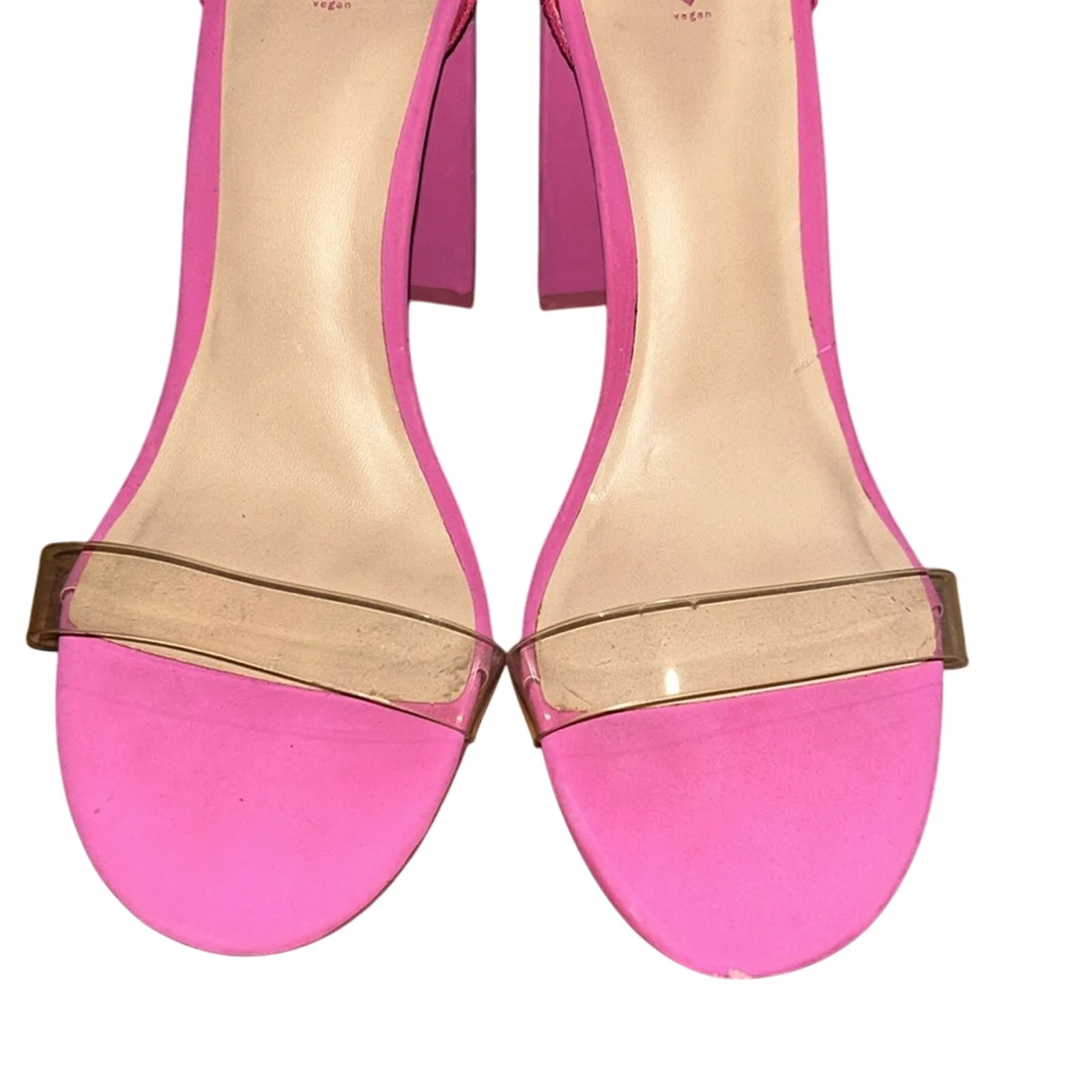 Call it spring Woman’s  Pink Chunky Heels Size 10 - Image 3