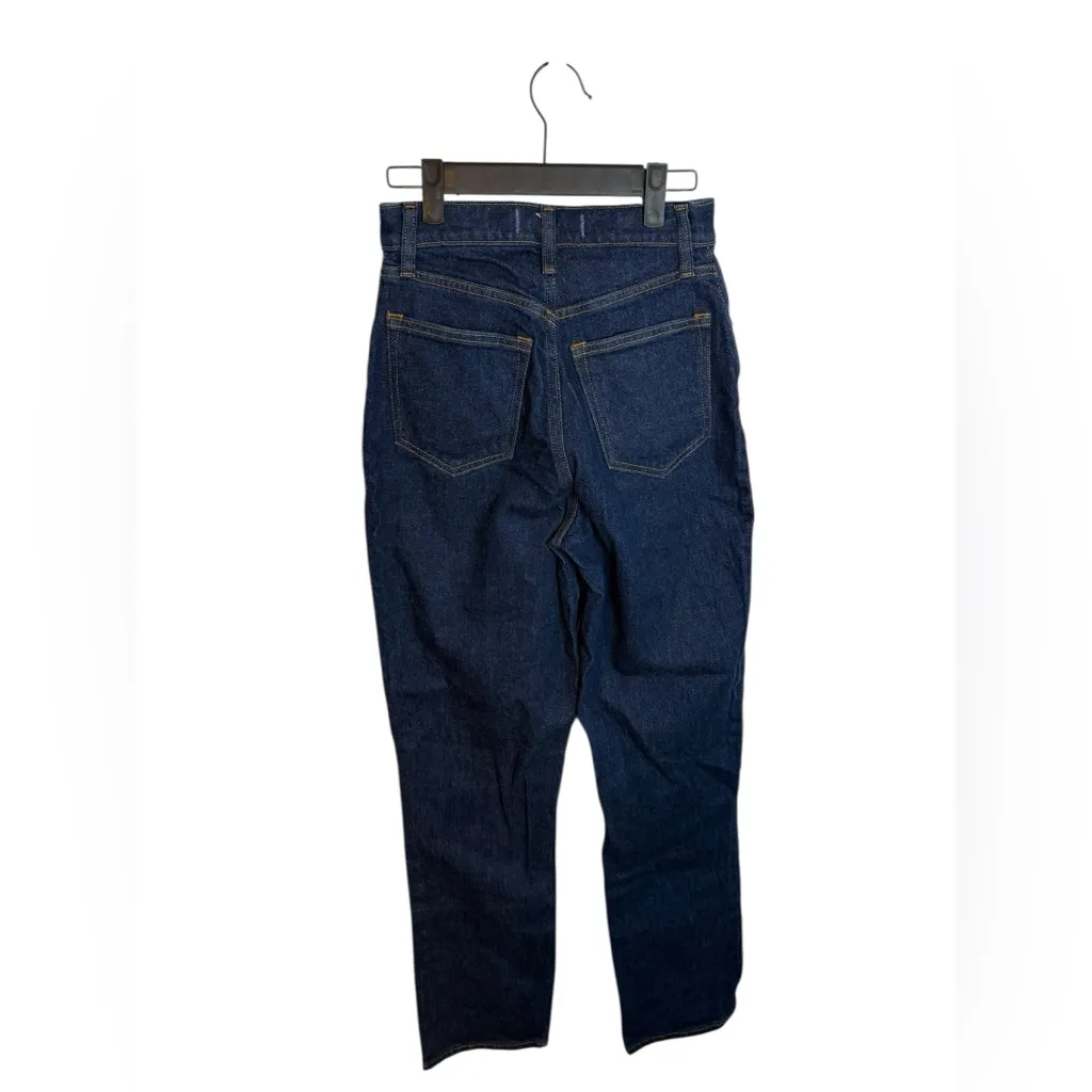 Abercrombie & Fitch 90’s Straight Ultra High Rise Dark Wash Jeans - Image 2