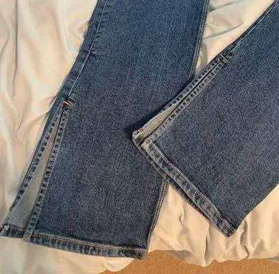 ZARA High Rise Split Hem Jeans✨ - Image 3