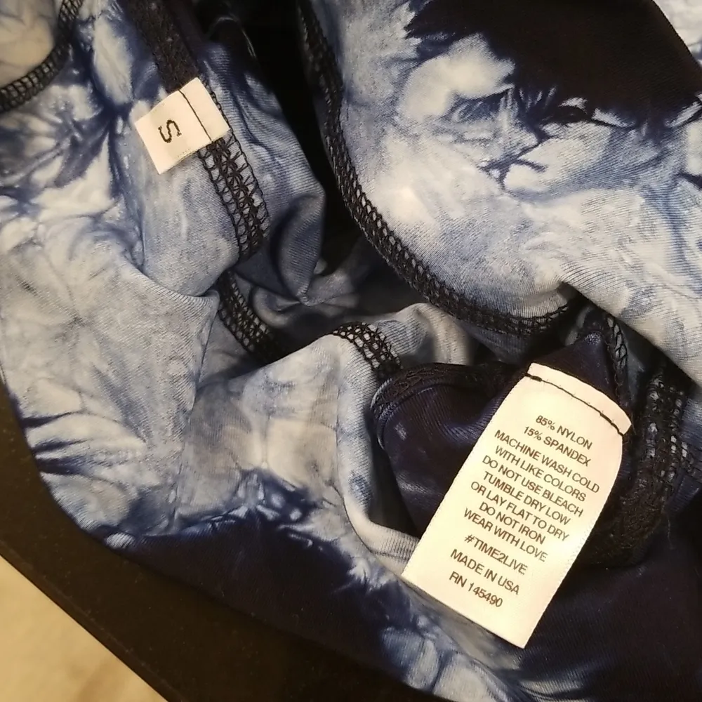 💕ELECTRIC & ROSE💕 Bonita Bra ~ Crystalline Ink Blue Tie - Image 14