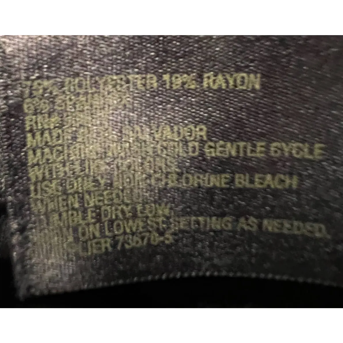 Worthington Woman Modern Fit Black Dress Pants Zippers Bottom‎ Pants Size 6 - Image 5