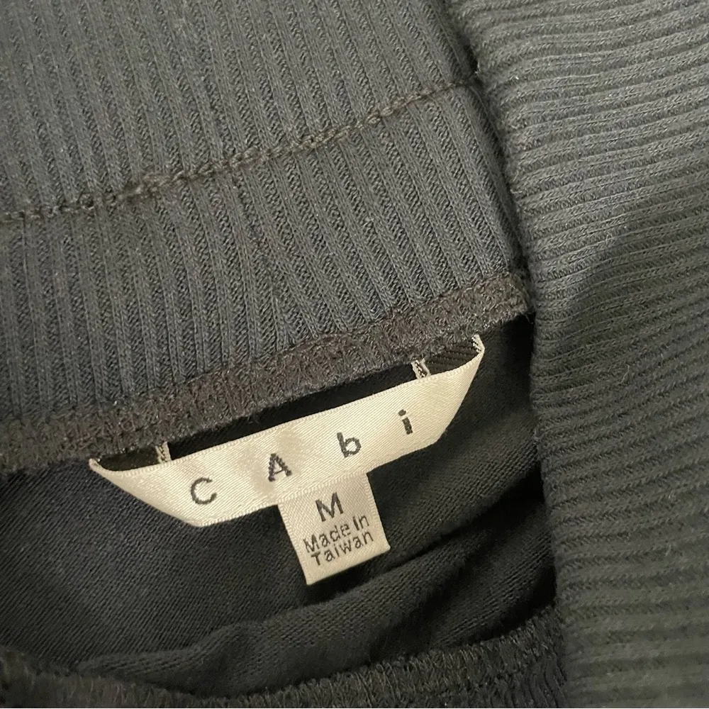 CAbi Maxi Skirt Medium Black Stretch Maxi A-Line Fold Over
Waist Knit Flare - Image 6