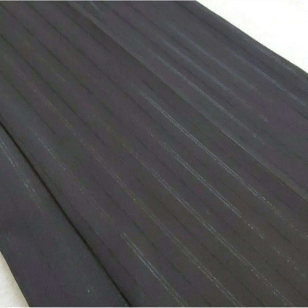 Copper Key Black Pinstriped Wide Leg Cuffed Pants Size 7 - Image 5