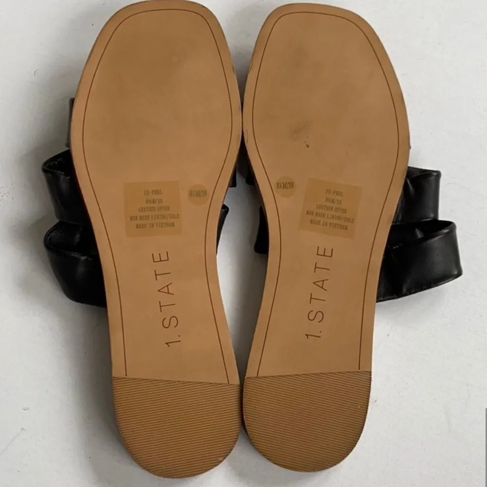 LIKE new 1. State leather sandals - Image 8