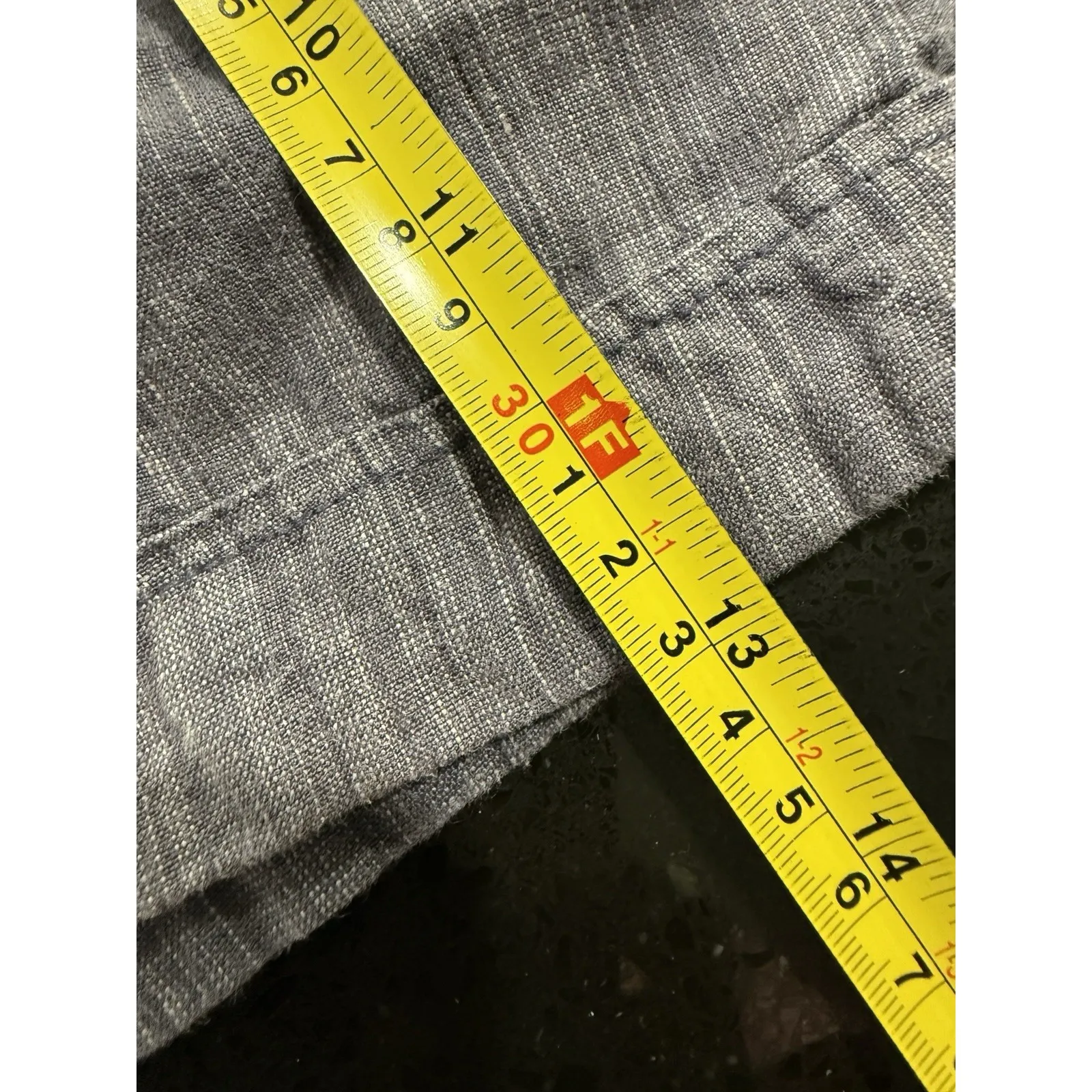 Athleta Shorts Womens‎ 100%  Linen Mid Rise Drawstring - Image 6