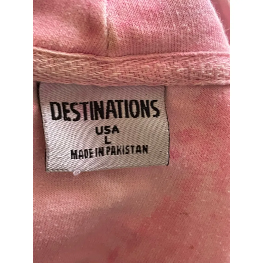 Women's Destinations Pink Gray Tie - Image 3