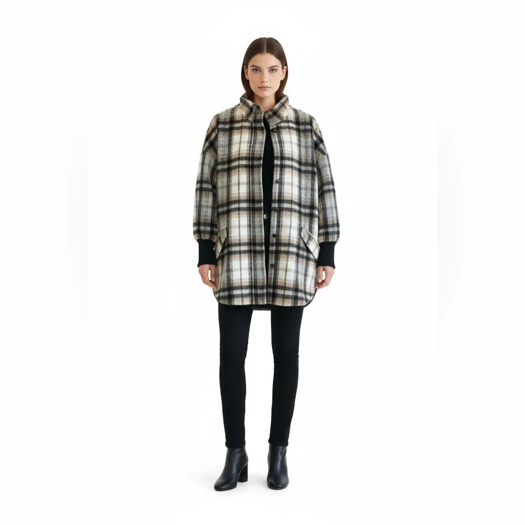 BB DAKOTA by STEVE MADDEN Plaid Women's Jacket - Image 3