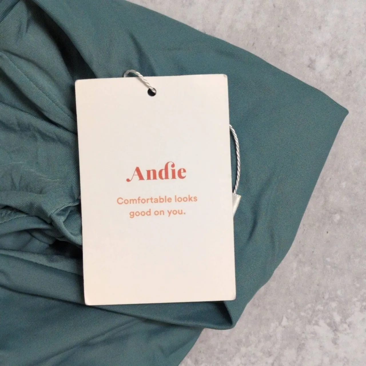 NWT Andie The Portofino Bottom Bay Twisted High Waist Solid Swim Bottom XS - Image 8