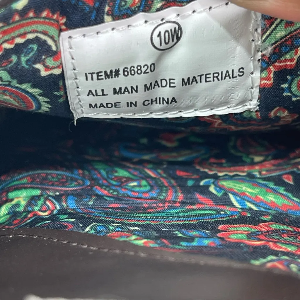 Dr Leonard's Women 10W Slip On Slippers Brown Man Made Diabetic Shoes House Size 10 - Image 3