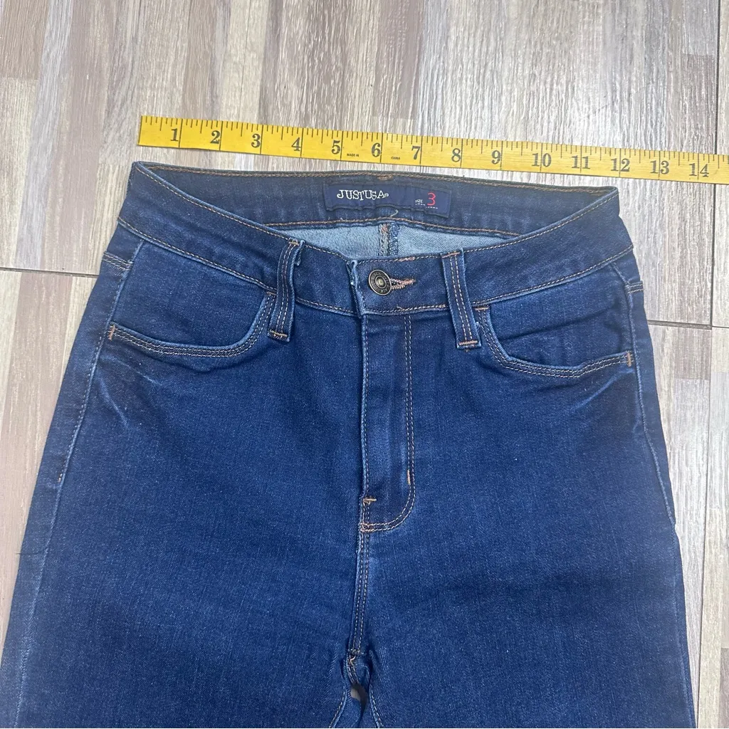 Just Black USA Women's Deep Indigo Skinny Jeans Size 3 (24”) - Image 4