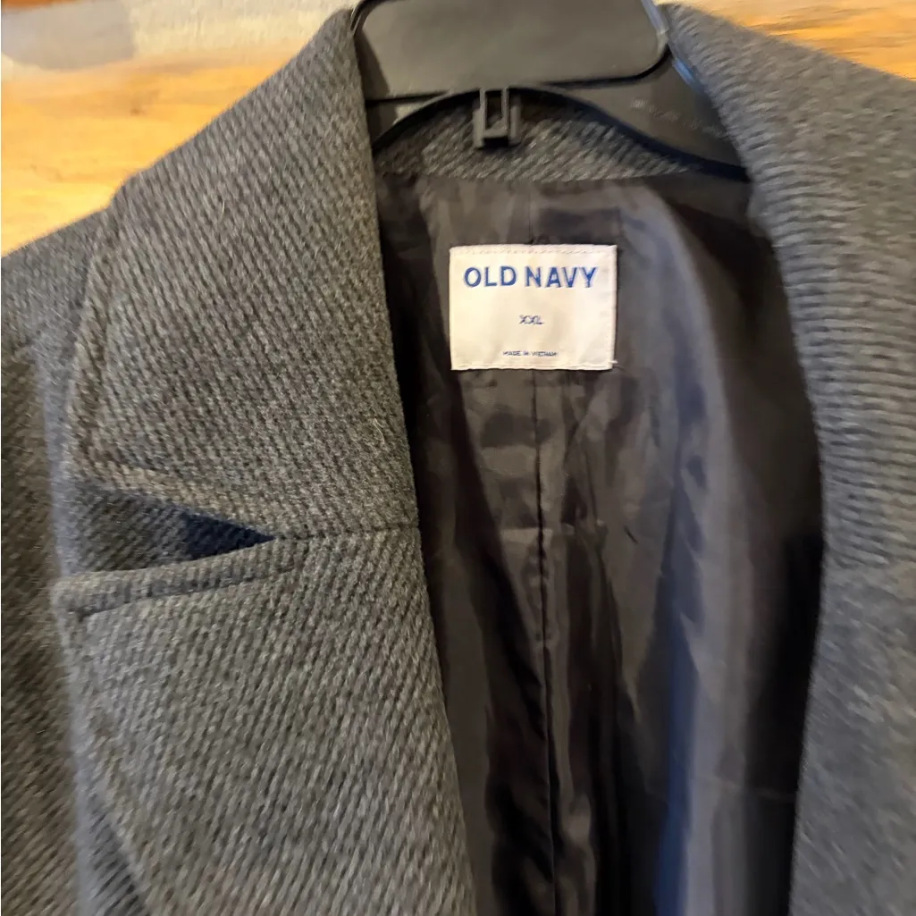 Old Navy Oversized Belted Coat size XXL - Image 4